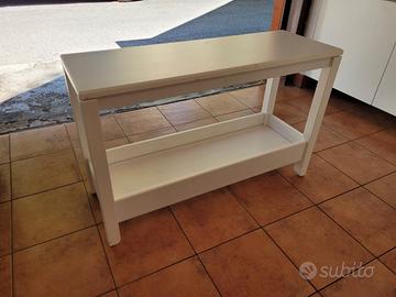 Tavolo consolle bianco legno massiccio