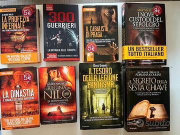 Lotto 8 Romanzi Storici e Thriller Frediani, Rua,