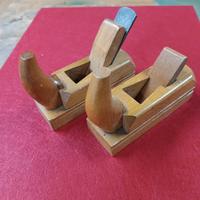 COPPIA PIALLETTE PIALLE MINIATURA 1960 FALEGNAME