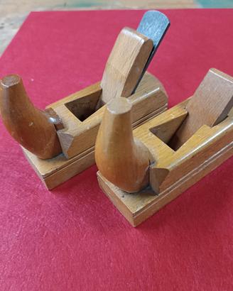 COPPIA PIALLETTE PIALLE MINIATURA 1960 FALEGNAME