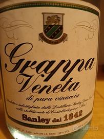Grappa Veneta Stanley anni '70 di pura vinaccia