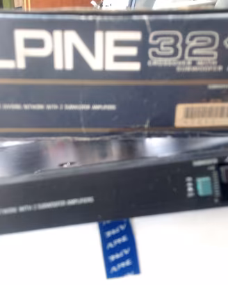 Alpine 3211 cross over con amplificatore