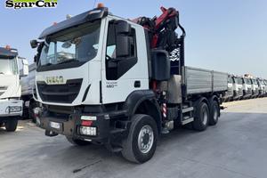 Iveco Trakker 450 6x6 gru Fassi 365 6+4 ribaltabil