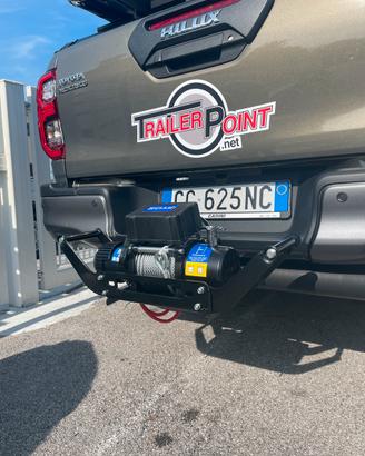 Supporto verricello per attacco gancio Americano