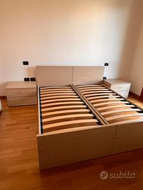 Camera da letto-2xletti singoli+2xcomodini+1 comò