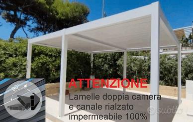 Pergola 4x6 Bioclimatica motorizzata + led RGB