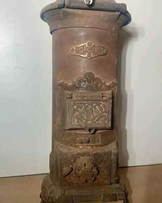 Antica Stufa a Legna e Carbone in Ghisa “Meteor”