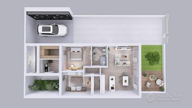 PORZIONE DI BIFAMILIARE A QUINZANO D'OGLIO