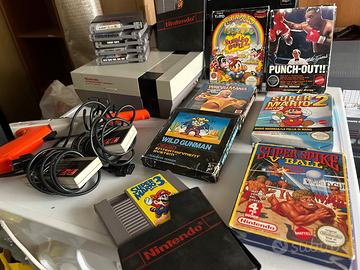 NINTENDO NES +giochi +pistola zapper