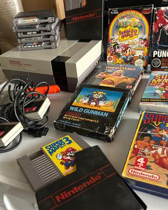 NINTENDO NES +giochi +pistola zapper