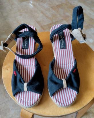 Espadrillas con zeppa n. 38