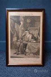 coppia stampe antiche incisioni 1860