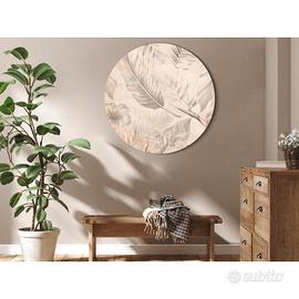 Quadro rotondo - ARREDALACASA 80x80 botanico