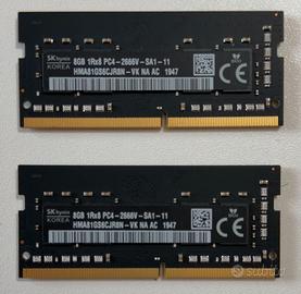 Memoria RAM Apple 2X8GB SODIMM 2666V macmini 2018