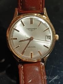 orologio Longines automatico cassa oro 750 