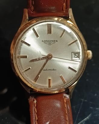 orologio Longines automatico cassa oro 750 
