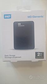 wd elements 2tb nuovo