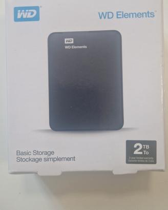 wd elements 2tb nuovo