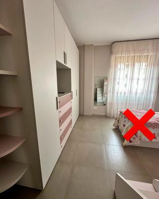 Cameretta soppalcata a tre posti