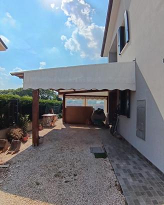 pergola legno pvc