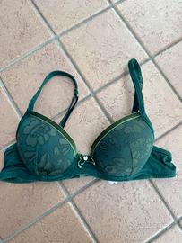 Reggiseno Lormar verde smeraldo in vellutino