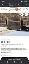 vintage Louis Vuitton Borsa tracollo uomo Articolo