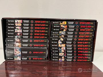 Demon slayer 1 Ed. Completo con collector box.