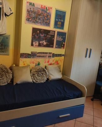 letto a scomparsa e armadio