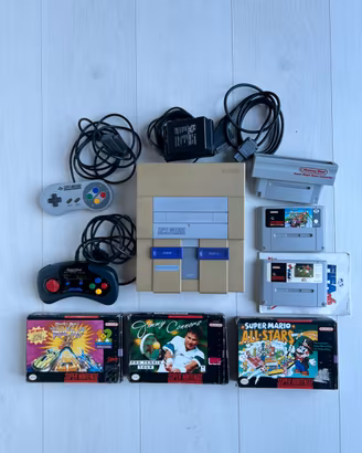 Super Nintendo SNES USA Rock Racing Mario Kart