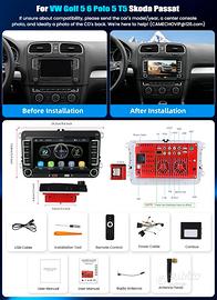 autoradio schermo carplay wireless VW