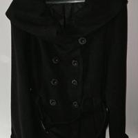 Cappotto Donna Nero Taglia XL Ragazza