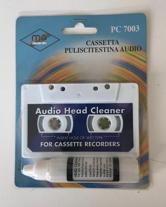 Audio Head Cleaner cassetta pulisci testine