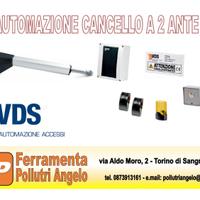 Automazione cancello a 2 ante kit ego vds