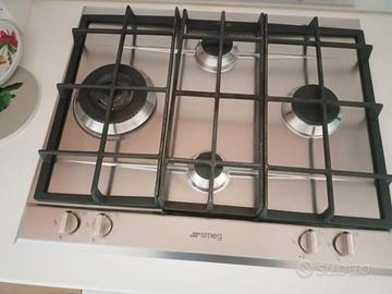Piano cottura a gas Smeg – 4 fuochi inox