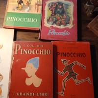 5 libri di pinocchio vintage