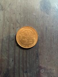 Moneta  celebrativa 200 lire