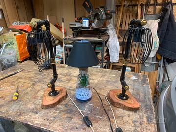 Coppia di Lampade stile industriale