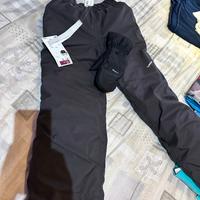 Pantaloni neve, 12 anni e guanti neve