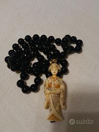 collana splendida , netsuke vintage 