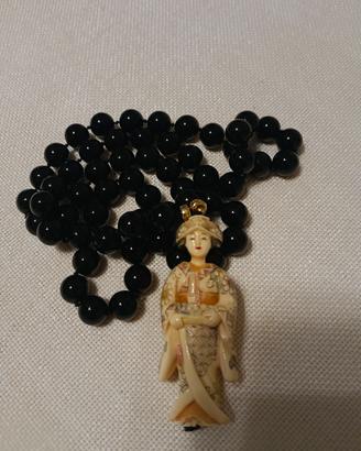 collana splendida , netsuke vintage 
