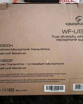 Radiomicrofono SOUNDSATION  wf-u1300h NUOVO