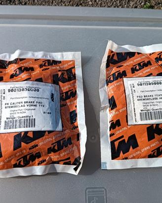 Pastiglie freni anteriore e posteriore KTM 125-390