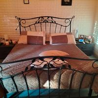 letto matrimoniale in ferro battuto 