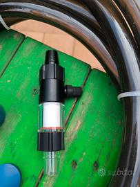 diffusore in linea  CO2 per acquario