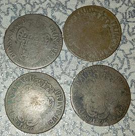 Savoia, lotto arg,4 soldi vittorio Amedeo III 