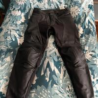 Pantaloni PELLE moto DAINESE taglia 52