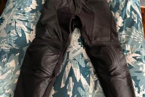 Pantaloni PELLE moto DAINESE taglia 52