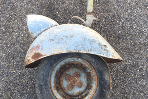 Piaggio Ape Faro Basso Forcella COMPLETA