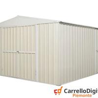 Box prefabbricato in acciaio 360x430cm avorio