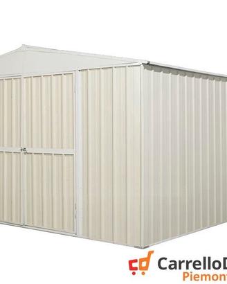 Box prefabbricato in acciaio 360x430cm avorio